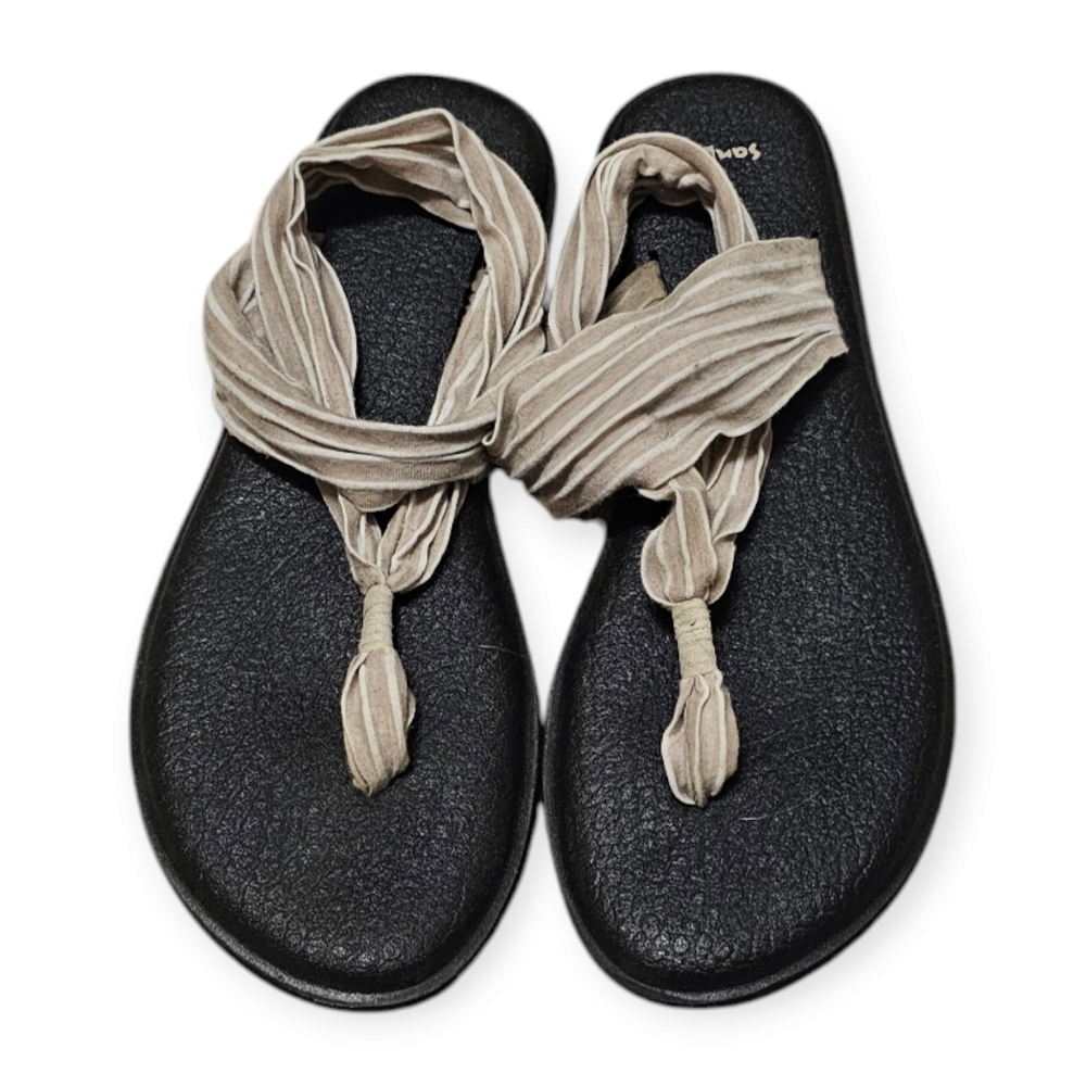 Sanuk Yoga Sling Strap Striped Thong Sandal